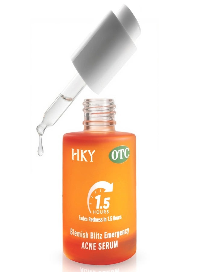 HKY - Acne Serum For Face, 1.5 Hour Blemish Blitz Emergency Anti Acne Treatment To Reduce Redness With Salicylic Acid, Niacinamide, Panthenol, Retinol - Prone Skin - Image 1